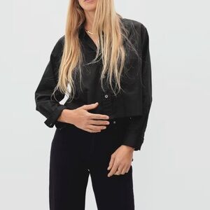Everlane cropped shirt